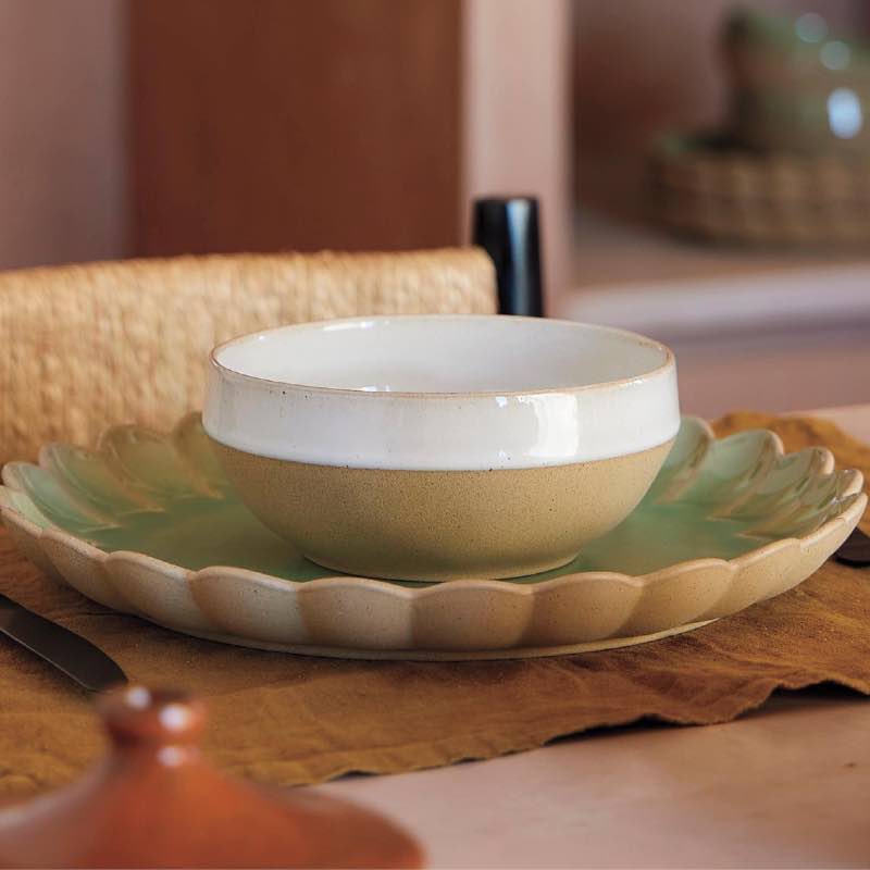 Marrakesh Dinner Plates, Set of 2 - Eucalyptus